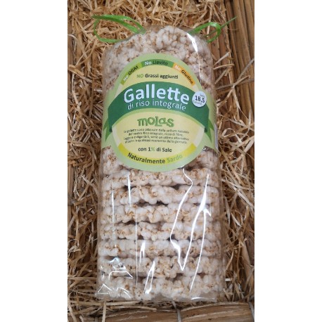 Gallette di riso integrale 1% di sale